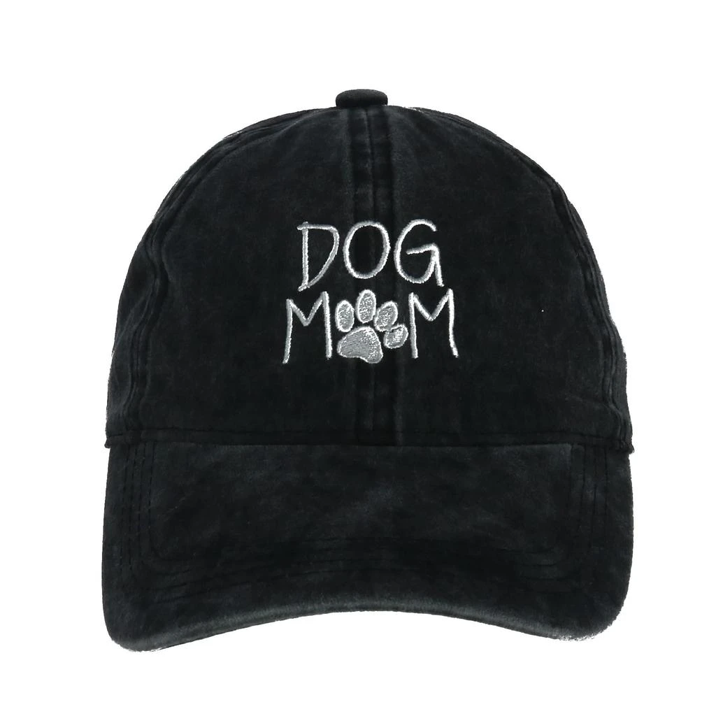 David & Young Women's Dog Mom Embroidered Baseball Cap 1