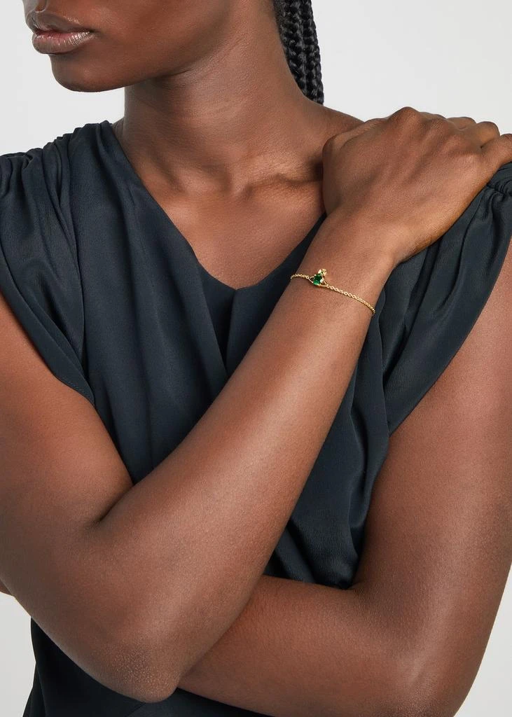 Vivienne Westwood Reina small orb crystal-embellished bracelet 4