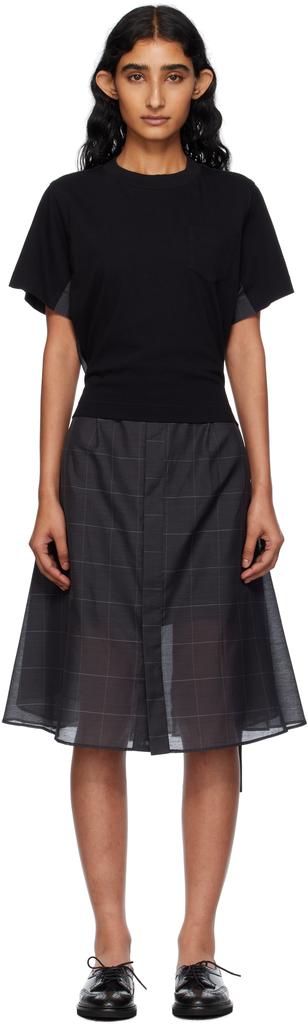 【Sacai】Denim Mix Dress Sacai Denim Mix Dress in Indigo – Hampden Clothing
