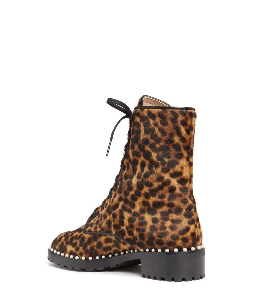 Stuart Weitzman Stuart Weitzman Allie Leopard Printed Lace-Up Boots 3