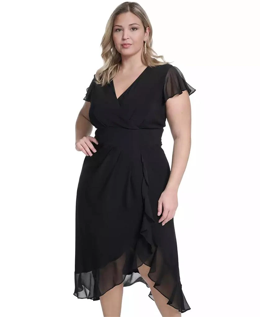 Plus Size V-Neck Flutter-Sleeve Midi Dress On Sale Now with Up to 40% Off | Discover Exclusive Deals & Savings at BeyondStyle Authentic Jessica Howard dress|women's fashion|dresses with Limited-Time Discounts, Plus Size V-Neck Flutter-Sleeve Midi Dress On Sale Now with Up to 40% Off | Discover Exclusive Deals & Savings at BeyondStyle Authentic Jessica Howard dress|women's fashion|dresses with Limited-Time Discounts,