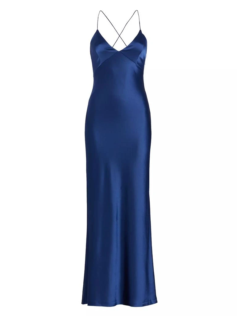 Alice + Olivia Montana V-Neck Slip Gown 1