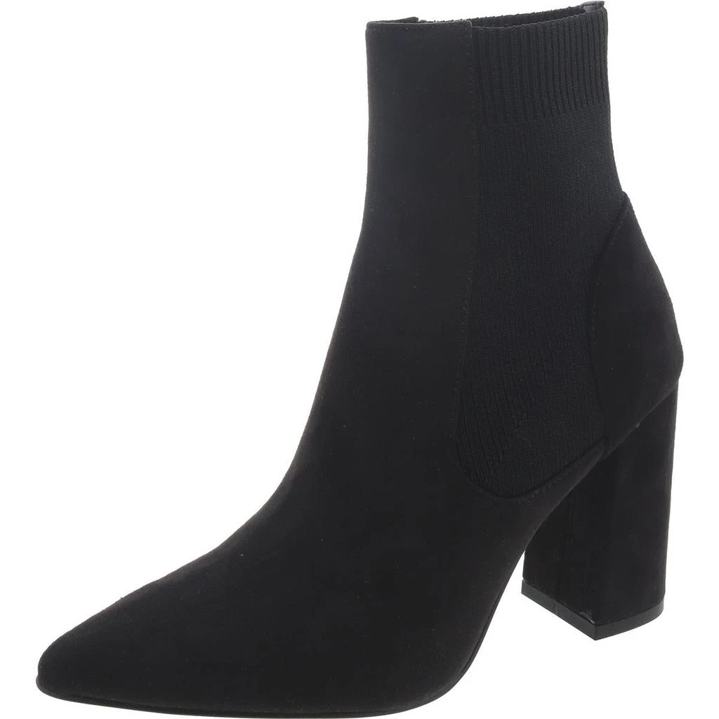 Steve Madden Reesa Womens Faux Suede Stretch Ankle Boots 1