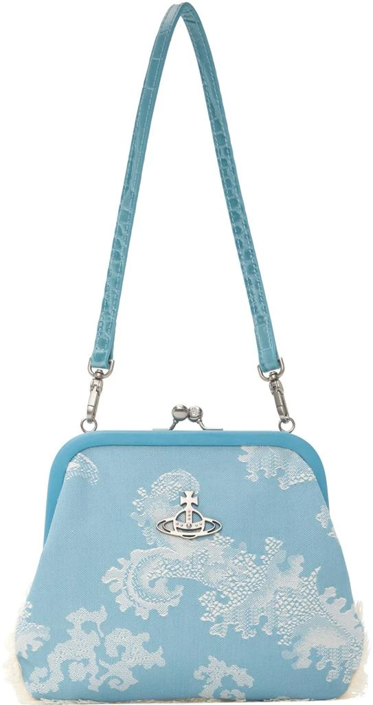 Vivienne Westwood Blue Vivienne's Clutch Bag 1