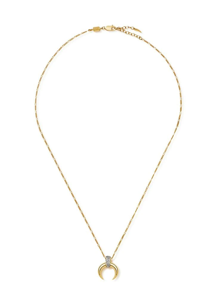Missoma X Lucy Williams Horn 18kt gold-plated necklace 5
