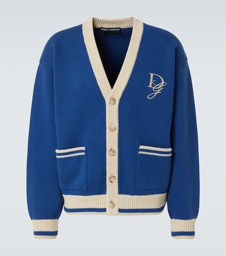 Dolce 
Gabbana Embroidered virgin wool cardigan 1