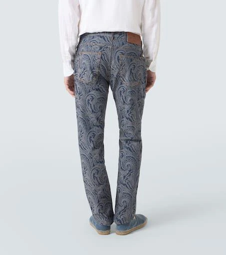 ETRO Roma paisley slim jeans 4