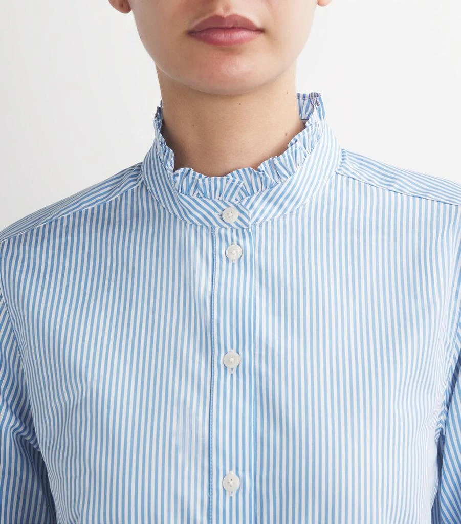 ME+EM Cotton Striped Impossibly Soft Forever Shirt 6