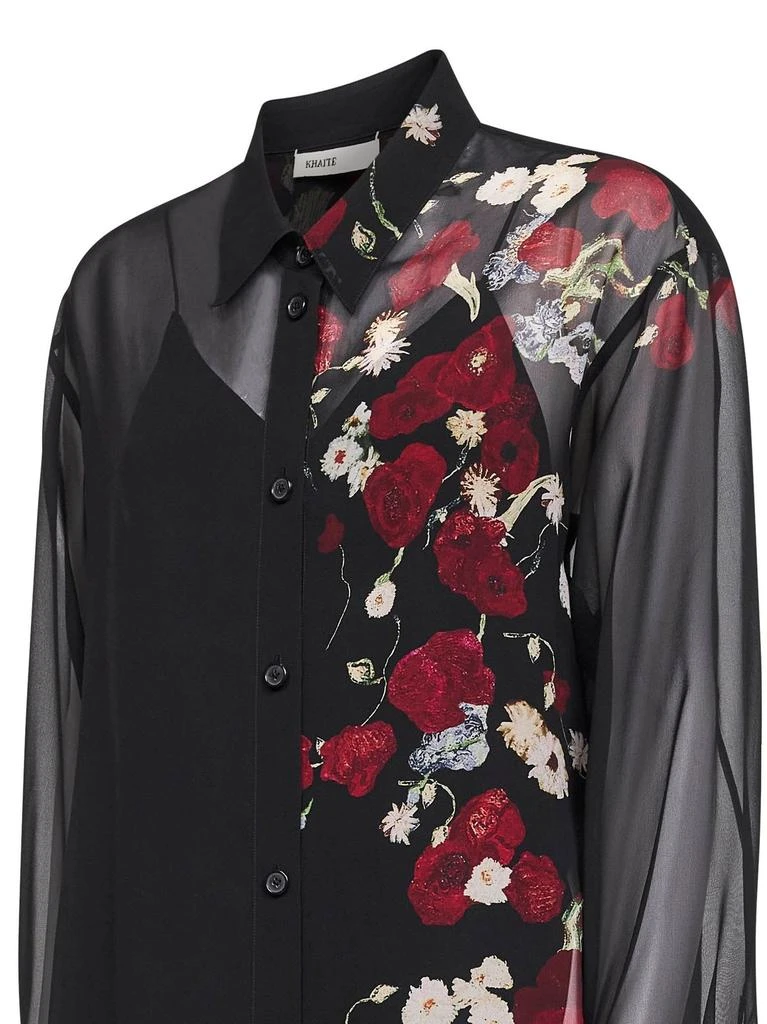 Khaite Khaite Floral Printed Shirt Dresses 3