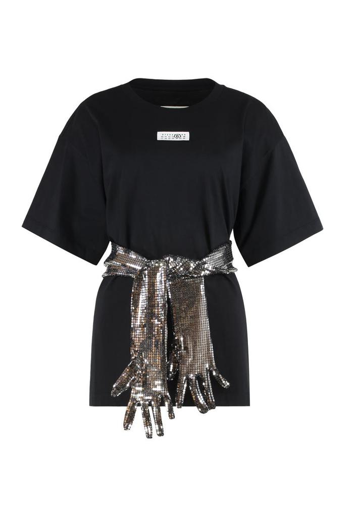 MM6 MM6 Maison Margiela Cotton T-Shirt With Gloves