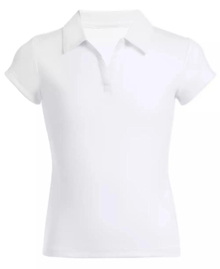 Nautica Big Girls Uniform Short Sleeve Performance Knit Top 5