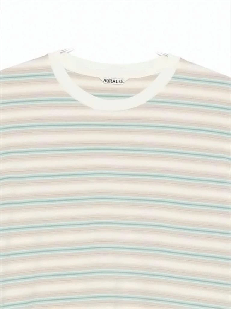 AURALEE Striped Long-Sleeve Crew Neck T-Shirt 3
