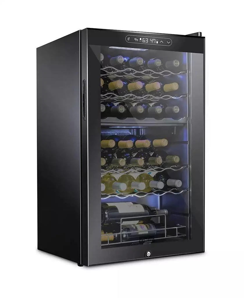 Schmécké Schmecke Wine Fridge, 33 Bottle Wine Cooler, freestanding