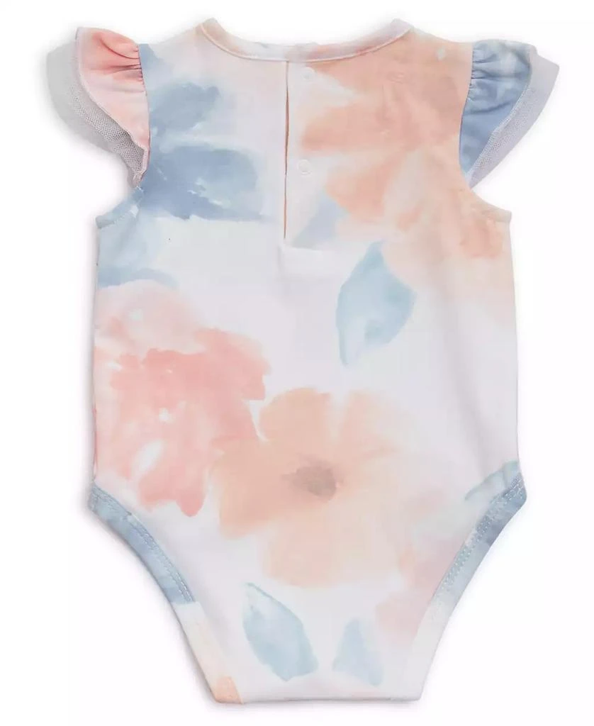 GUESS Baby Girls Two Short Sleeve Bodysuits and Corresponding Shorts, 3-Piece Set 4