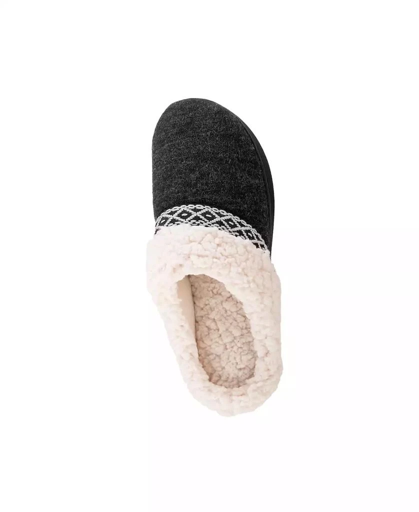 Isotoner Signature Women's Heather-Knit Ada Hoodback Boxed Slippers 5