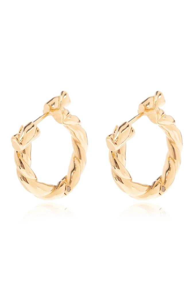 Salvatore Ferragamo Ferragamo Gancini Plaque T-Bar Earrings 2