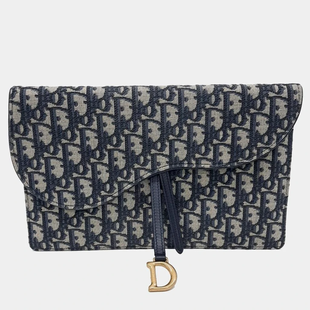 Dior Christian Dior Oblique Saddle Pouch Bag 1