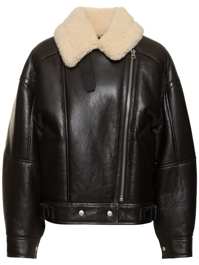 ACNE STUDIOS Lakota Shearling Leather Jacket