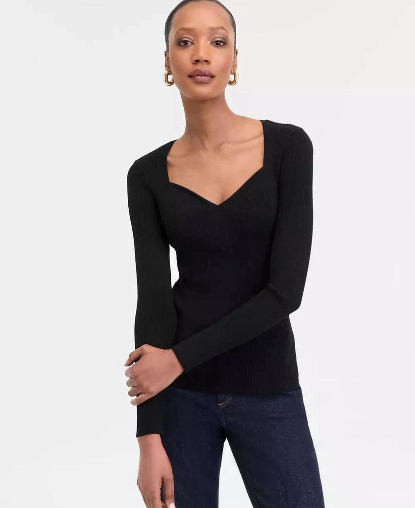 INC International Women's Sweetheart-Neck Sweater, Exclusively at Macy's 1