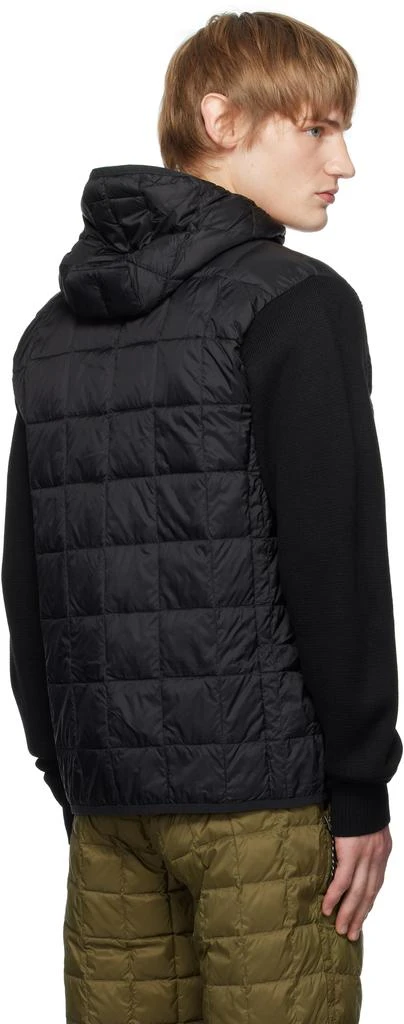 Taion Black Hood Knit Down Jacket 3