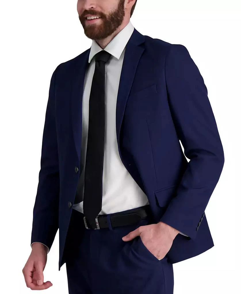 Tommy Hilfiger Men's Solid Textured Stripe Tie 2
