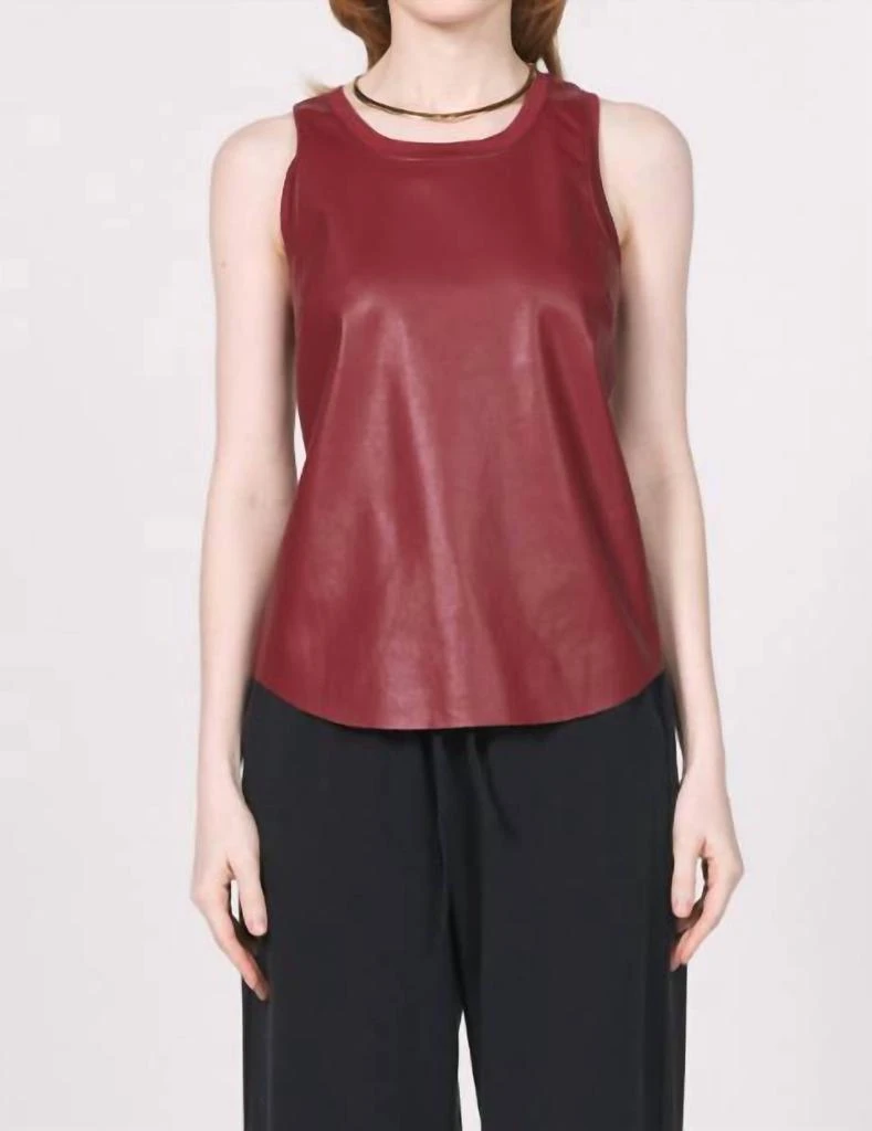Another Love Another Love - Carmela Vegan Leather Tank