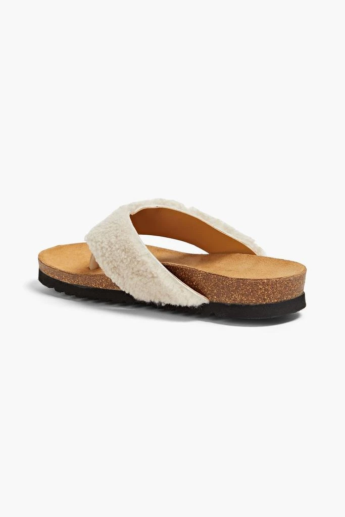 BY MALENE BIRGER Kiras shearling sandals 3