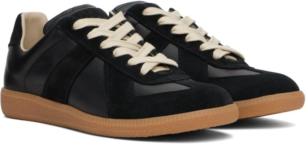 MAISON MARGIELA Black Replica Sneakers 4