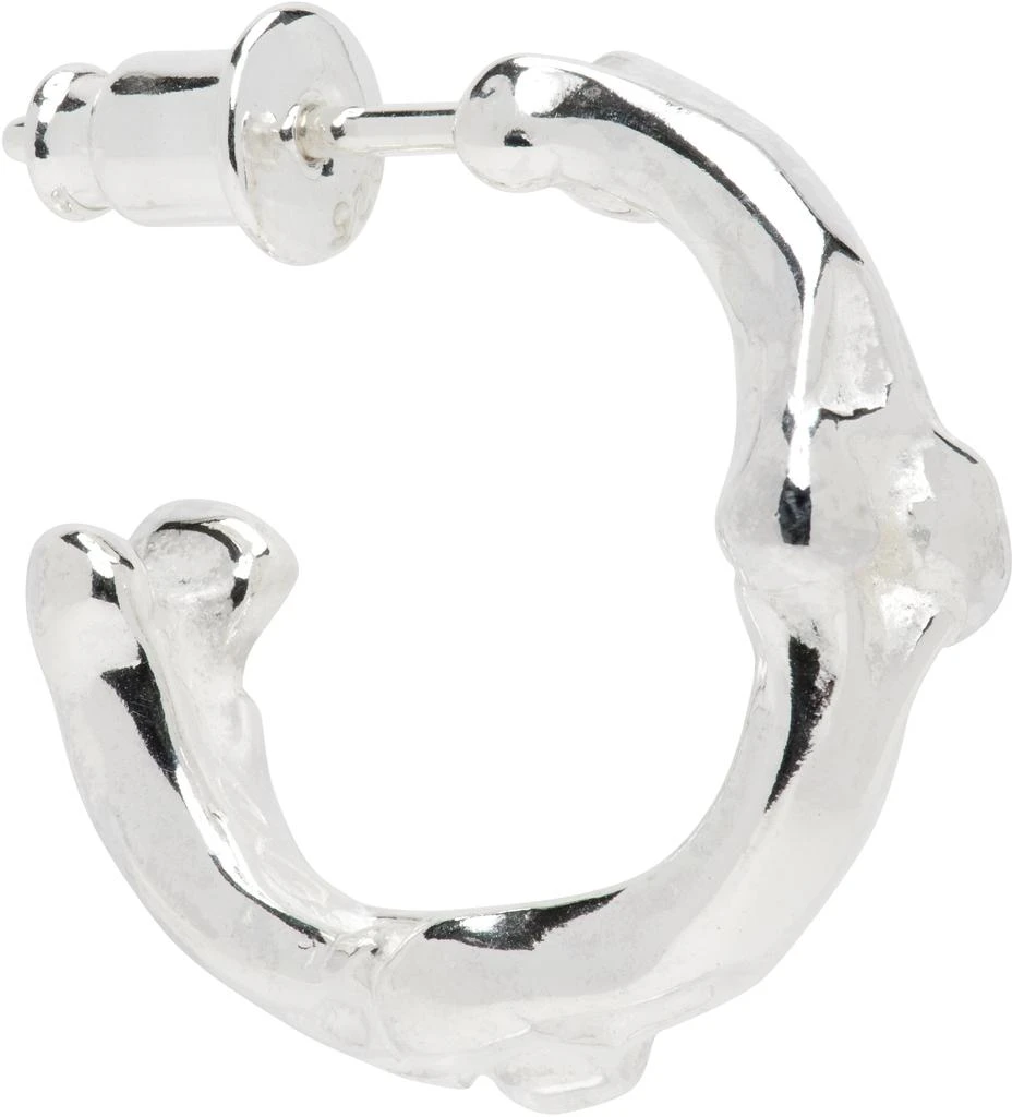 TAKAHIROMIYASHITA TheSoloist. Silver Bone Shaped M Single Earring 2