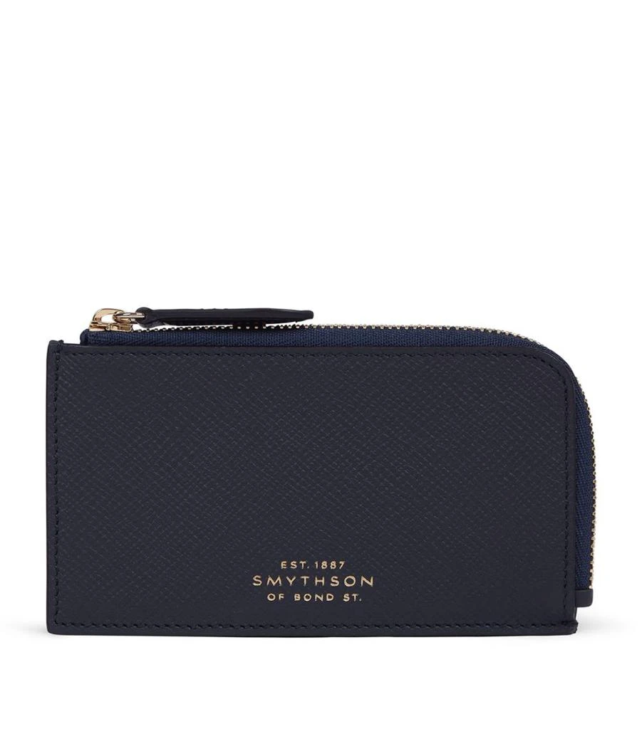 SMYTHSON Leather 4-Card Coin Purse 1