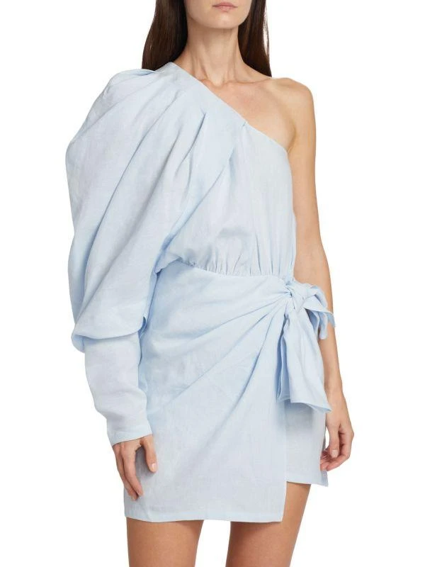 Piece of White Galilea One Shoulder Wrap Dress 1