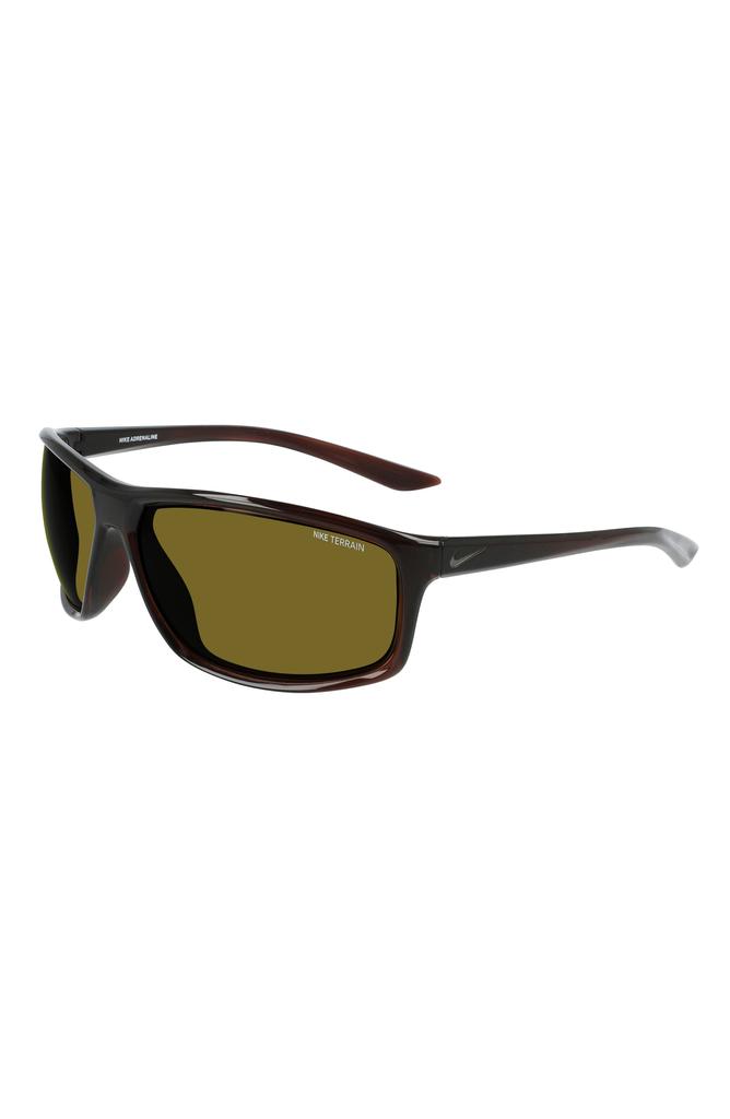 NIKE Adrenaline 66mm Rectangular Sunglasses