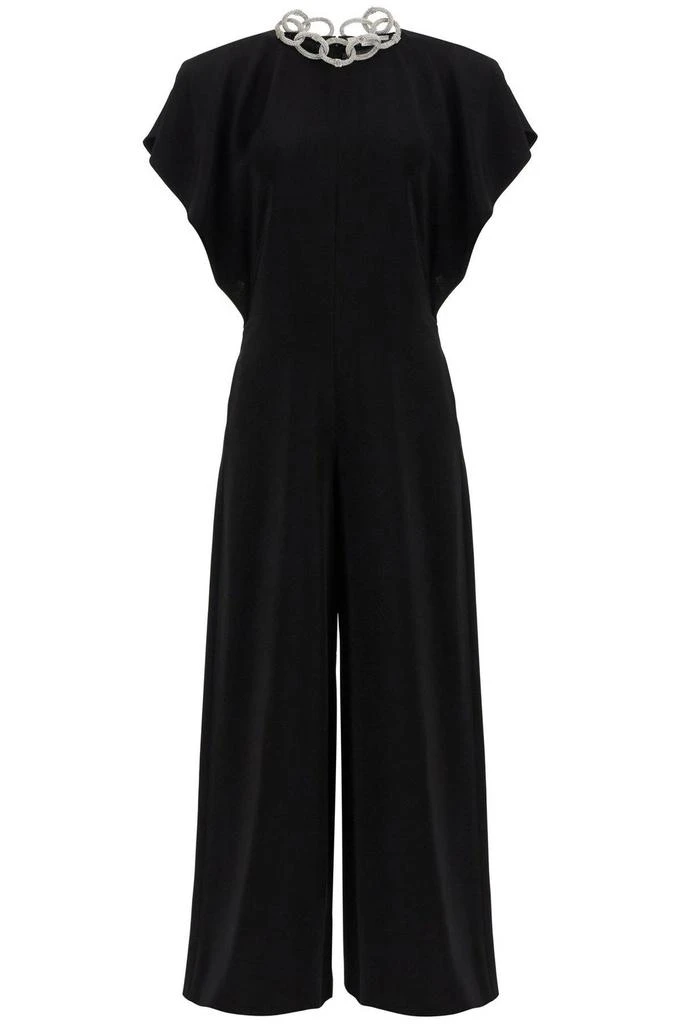 Stella McCartney Stella McCartney Chain-Embellished Wide-Leg Jumpsuit 1