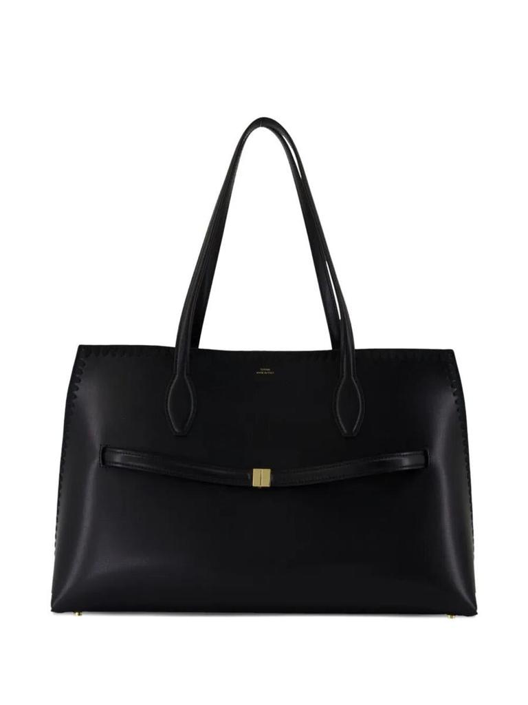 Shop TOTEME Lounge Suede Leather Tote Bag on Sale at