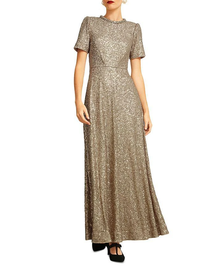 green emerald velvet dress Shop Hobbs London Clothing and Dresses at SilkRoll. Trade with us! main image 0