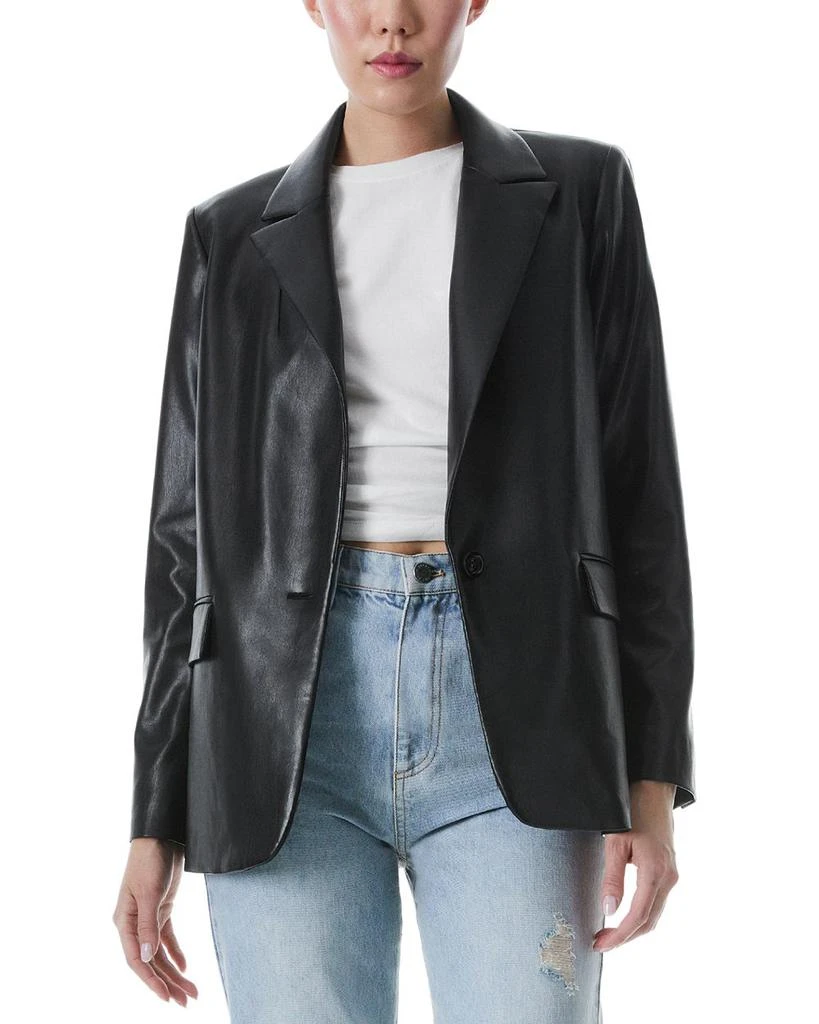 Alice + Olivia Denny Faux Leather Jacket 1