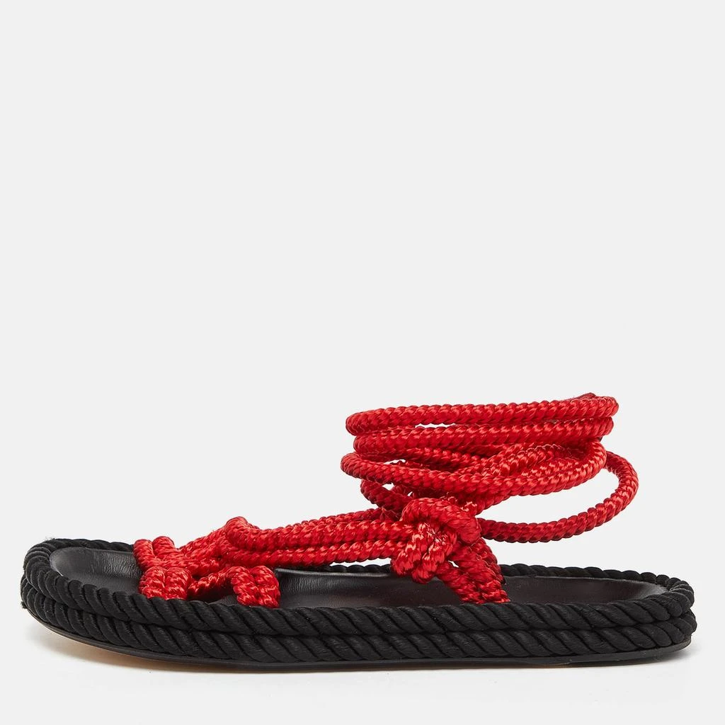 Isabel Marant Isabel Marant Red Rope Lou Flat Sandals Size 39 1