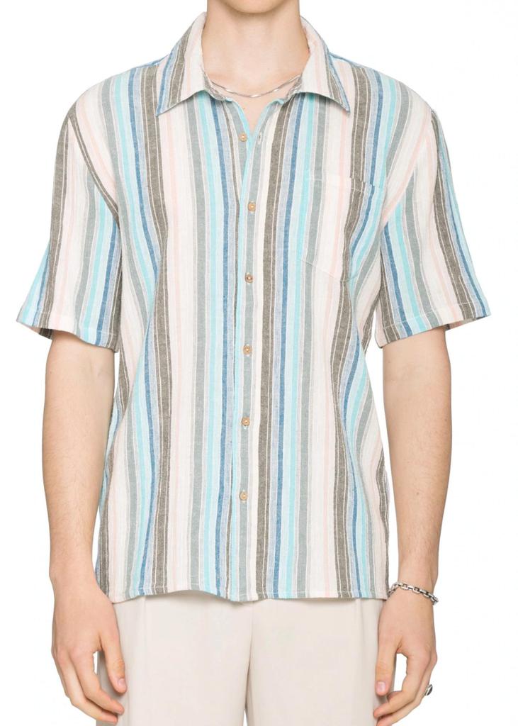 Raga Raga - Short Sleeve Button Down Shirt