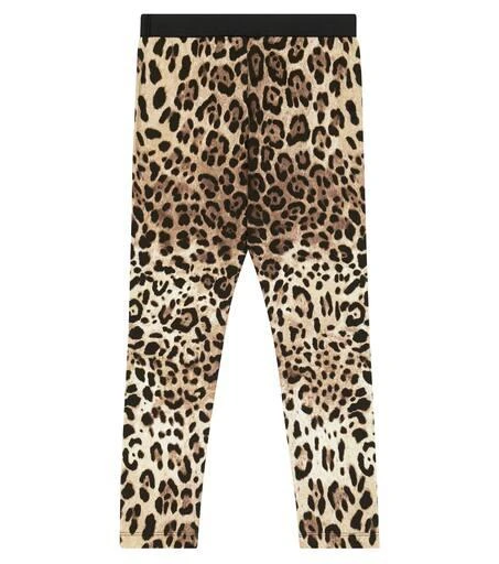 Dolce & Gabbana Leopard-print jersey leggings 3