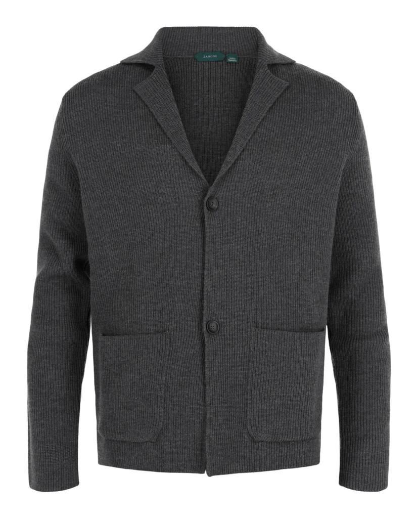 Slowear Zanone Single-Breasted Slim Fit Wool Blazer