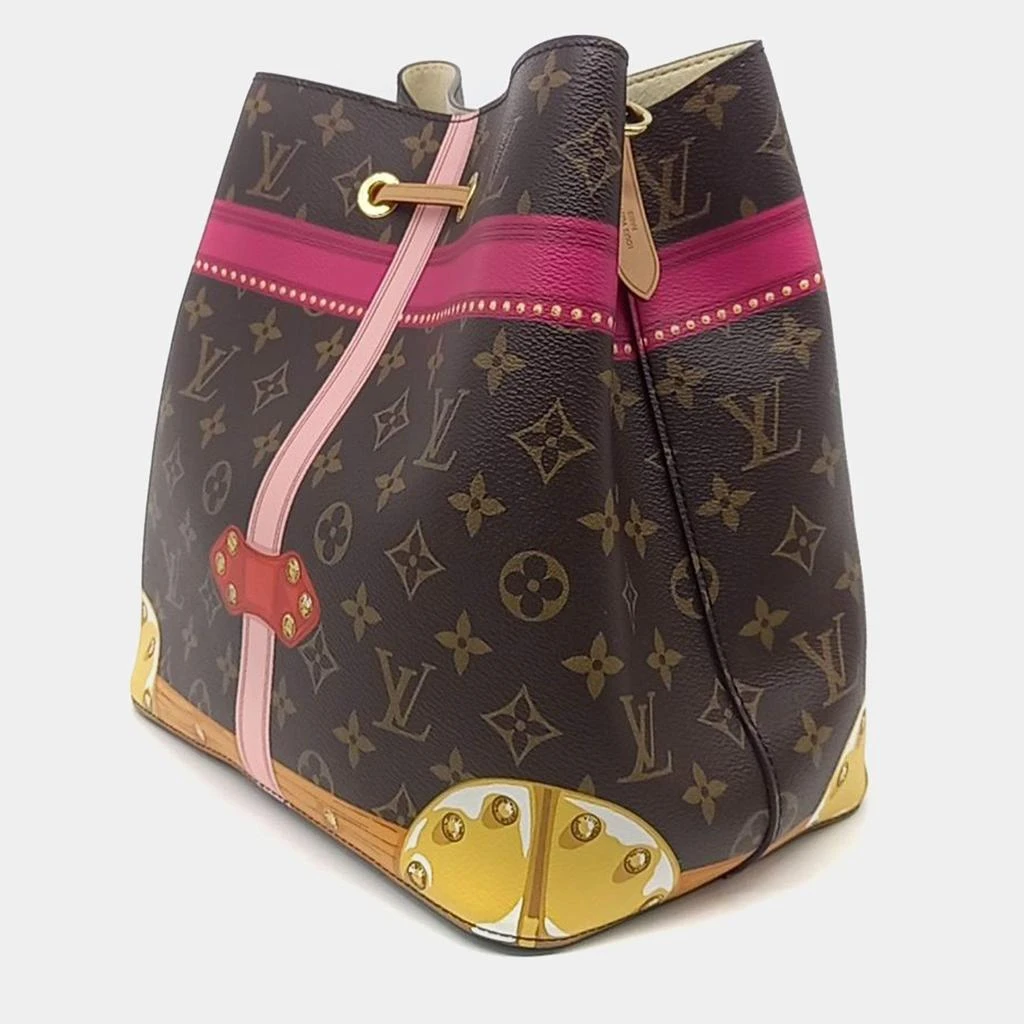 Louis Vuitton Louis Vuitton Brown Coated Canvas Neonoe Bucket Bag 2
