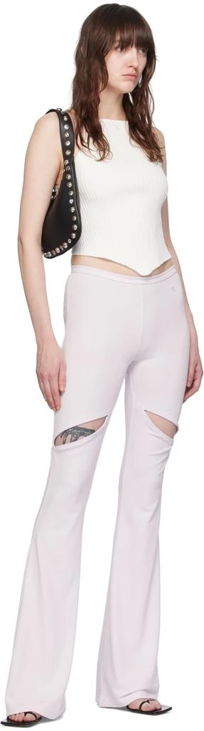 Courrèges Purple Ellipse Trousers 4