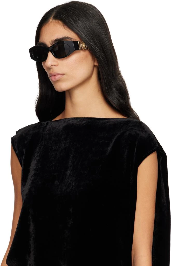 Versace Medusa Biggie Butterfly Sunglasses Versace - Medusa Biggie Butterfly Sunglasses - Black Mirror  main image 4