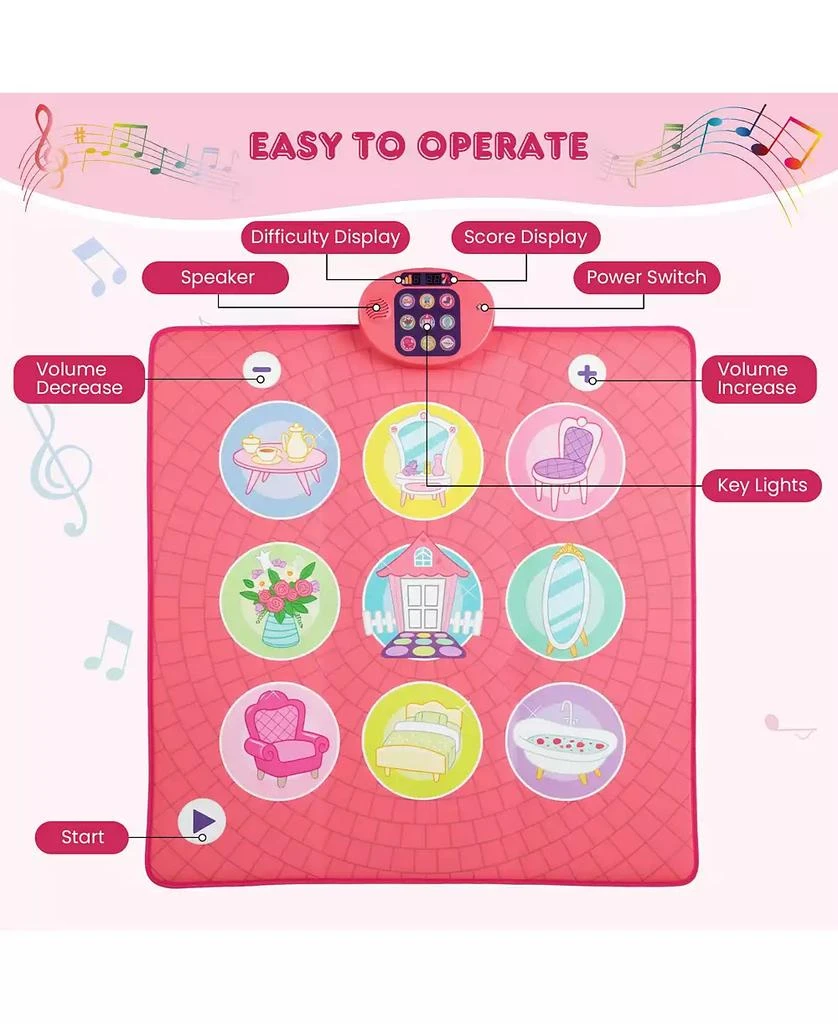 Kids Dance Mat Toy Interactive Dance Pad Game – On Sale Now with Up to ...