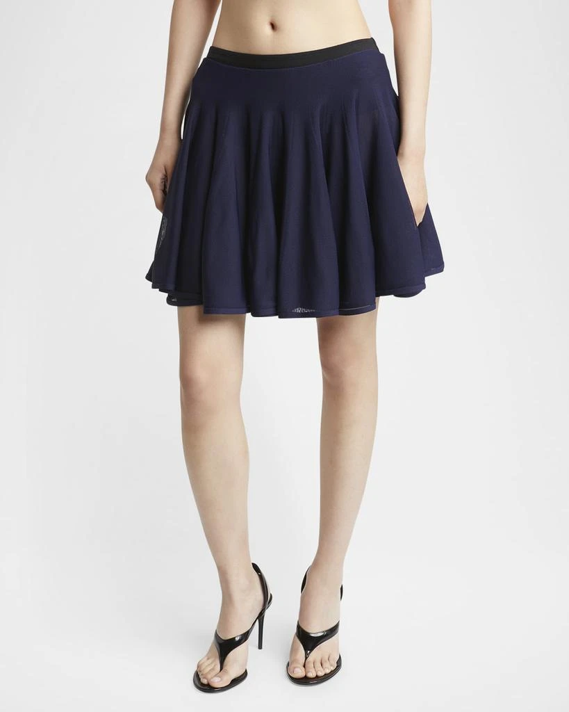 Alaia Flared Mini Skirt 4