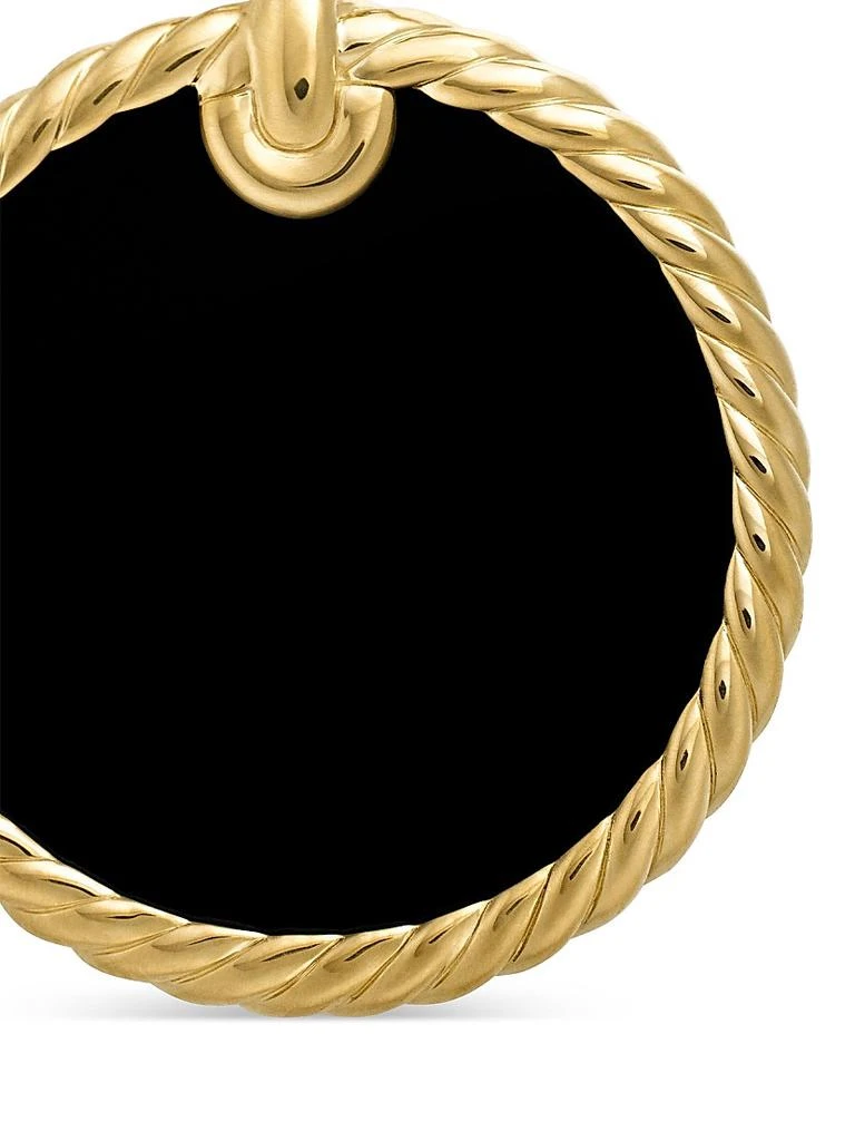 David Yurman DY Elements Disc Pendant in 18K Yellow Gold 5
