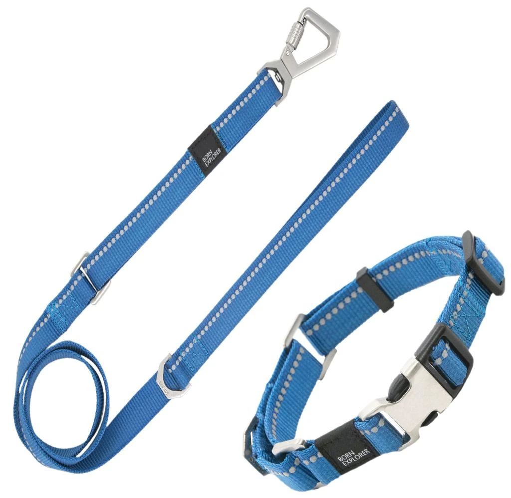Pet Life Pet Life  'Advent' Outdoor Series 3M Reflective 2-in-1 Durable Martingale Training Dog Leash and Collar 8