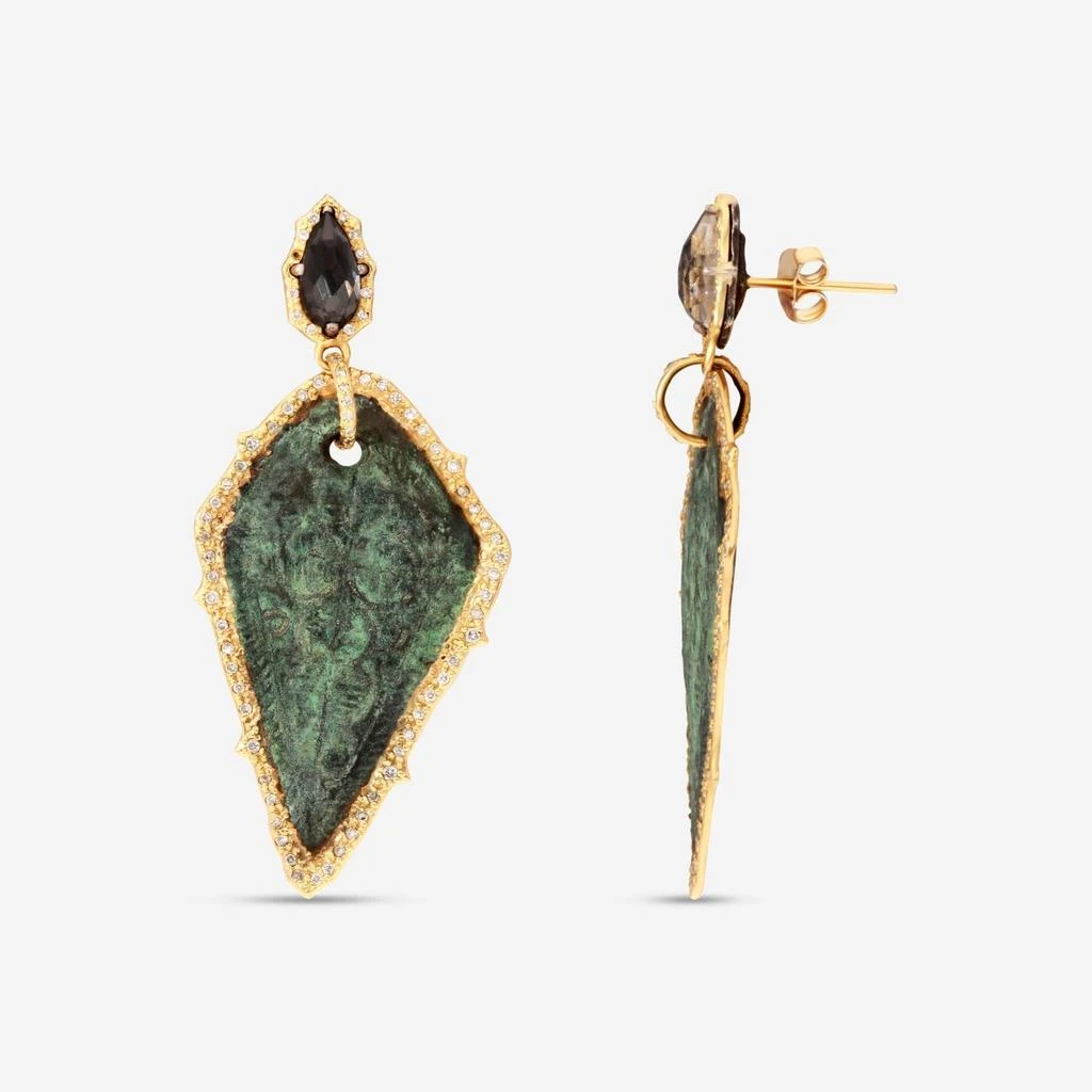 Armenta Armenta Sueno 18K Yellow Gold Diamond Drop Earrings 19850 3