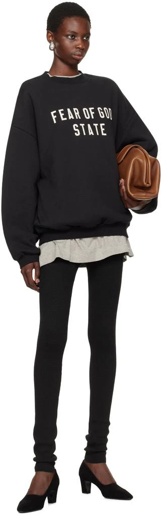 Essentials Black Crewneck Sweatshirt 5