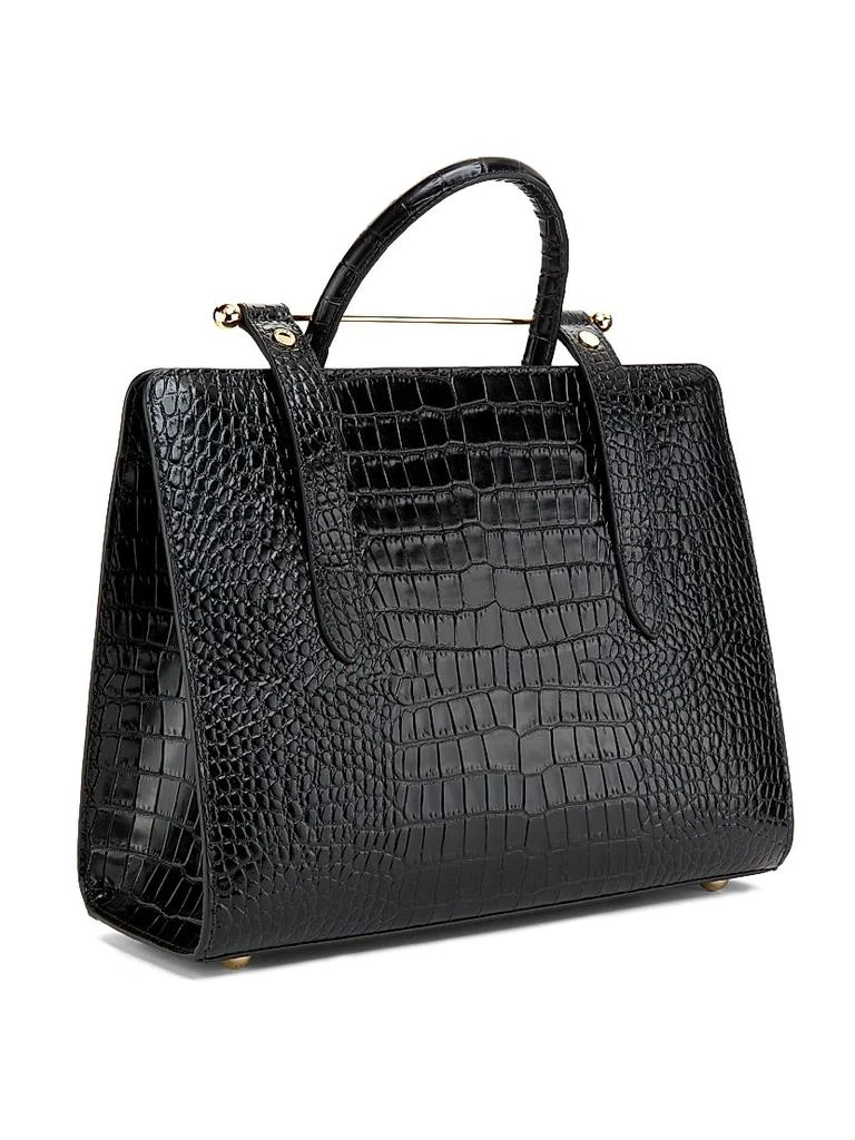Strathberry Croc-Embossed Leather Midi Tote 3